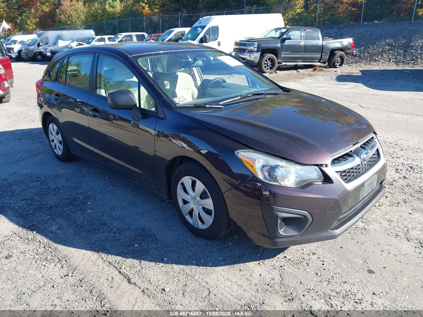 2012 SUBARU IMPREZA 2.0I | JF1GPAA69CH211549 | UPCARS