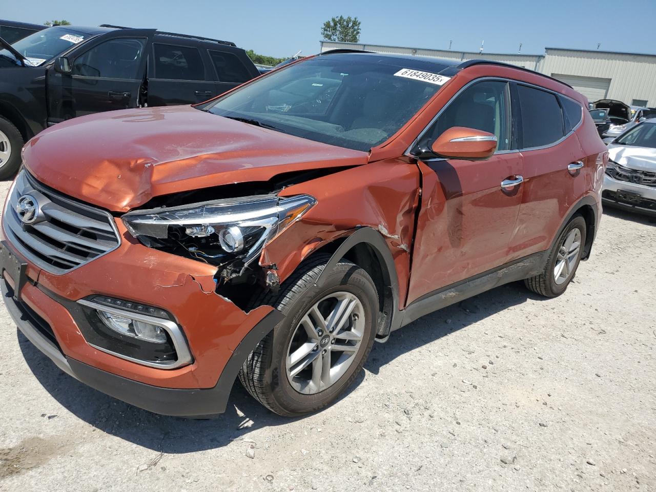 2018 HYUNDAI SANTA FE | 5XYZU3LB7JG521853 | UPCARS