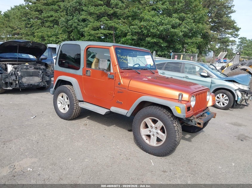 2001 JEEP WRANGLER SPORT | 1J4FA49SX1P374590 | UPCARS