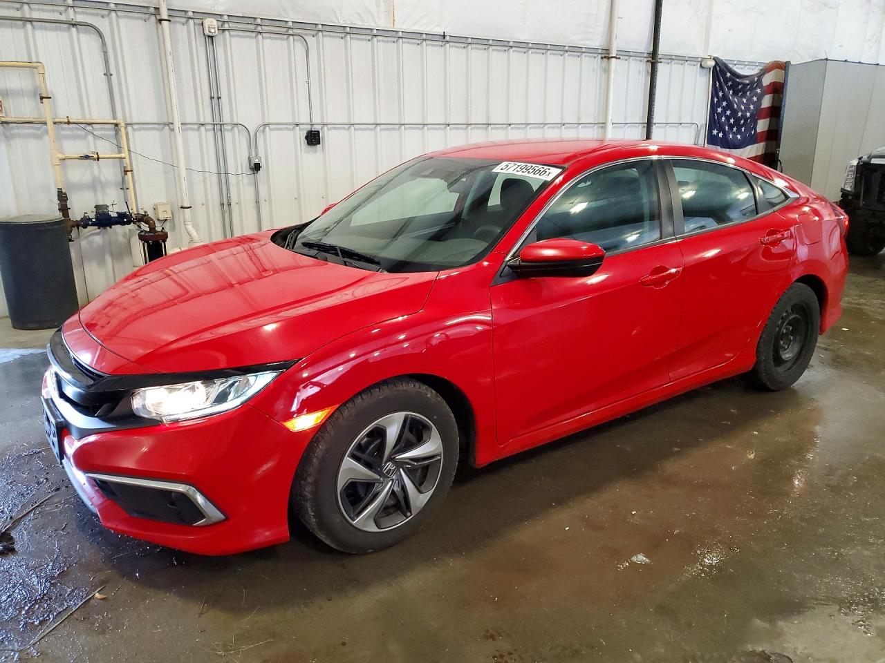 2019 HONDA CIVIC LX | 2HGFC2F65KH512927 | UPCARS