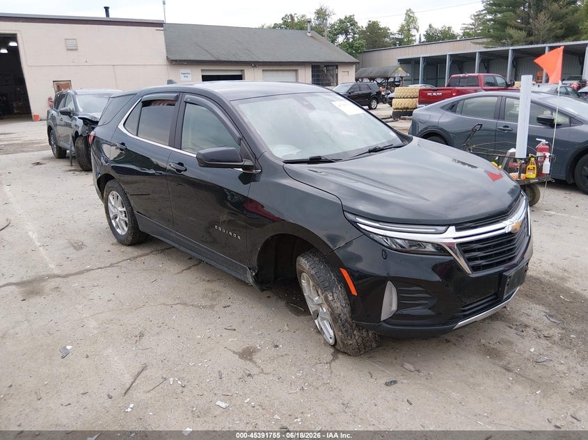 2022 CHEVROLET EQUINOX AWD LT | 3GNAXUEV6NL187371 | UPCARS