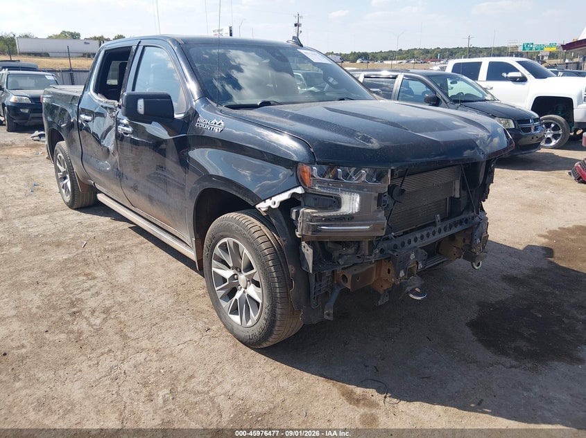 2021 CHEVROLET SILVERADO 1500 4WD  SHORT BED HIGH COUNTRY | 1GCUYHED4MZ120924 | UPCARS