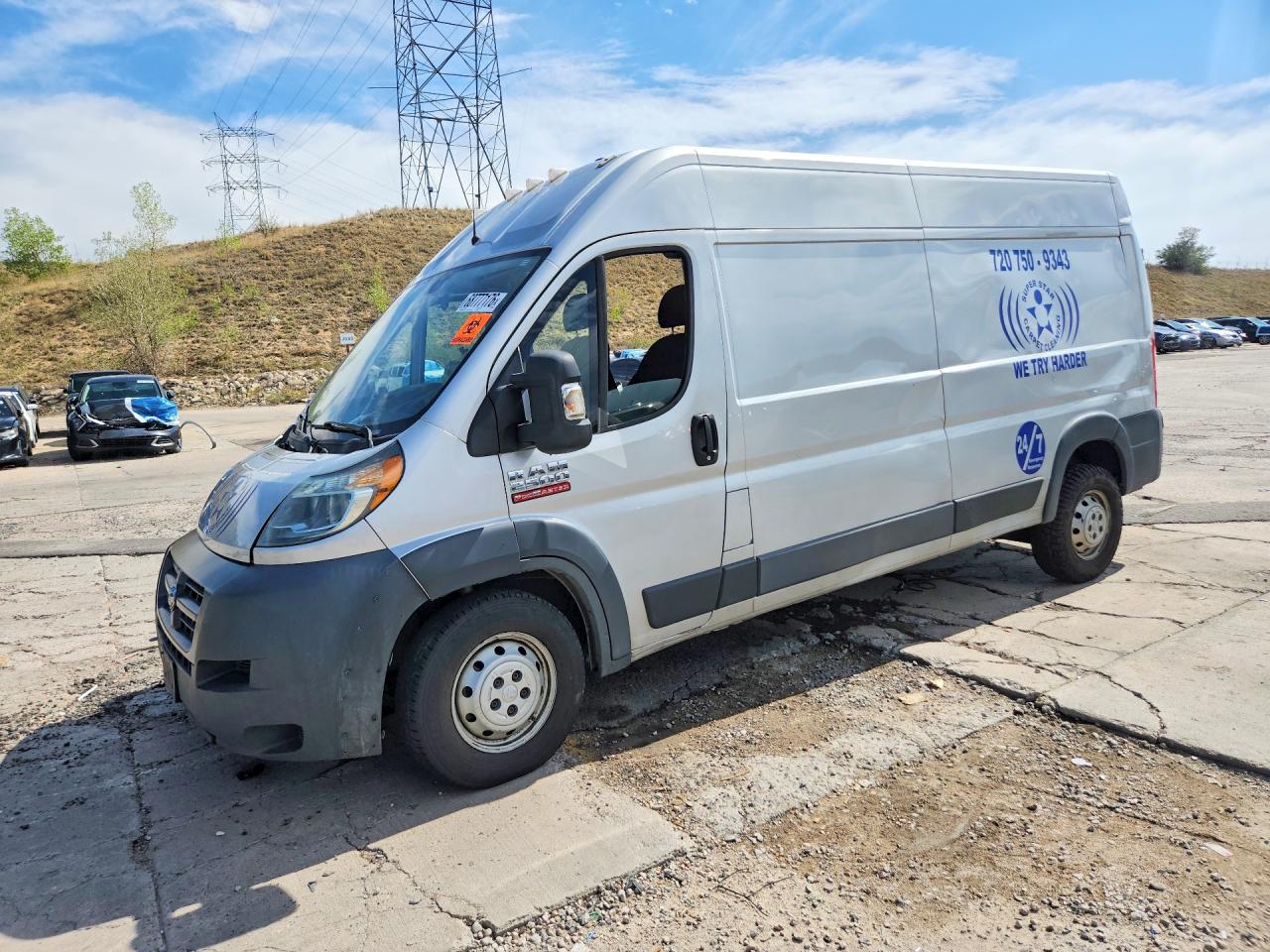2015 RAM PROMASTER 2500 HIGH | 3C6TRVDG4FE509751 | UPCARS
