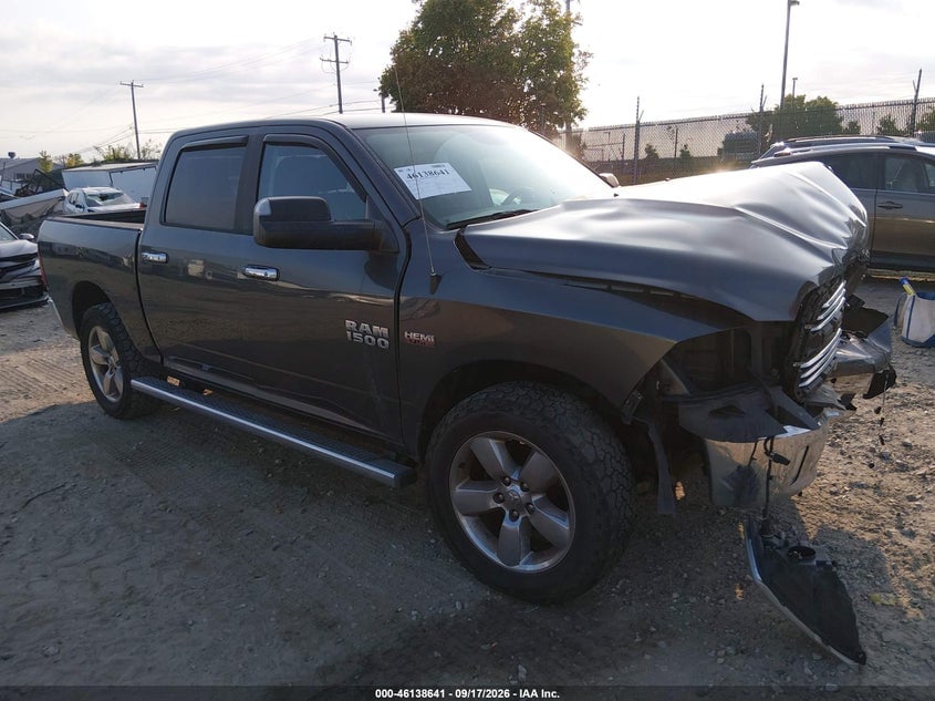 2017 RAM 1500 BIG HORN  4X4 5'7 BOX | 1C6RR7LT9HS649041 | UPCARS