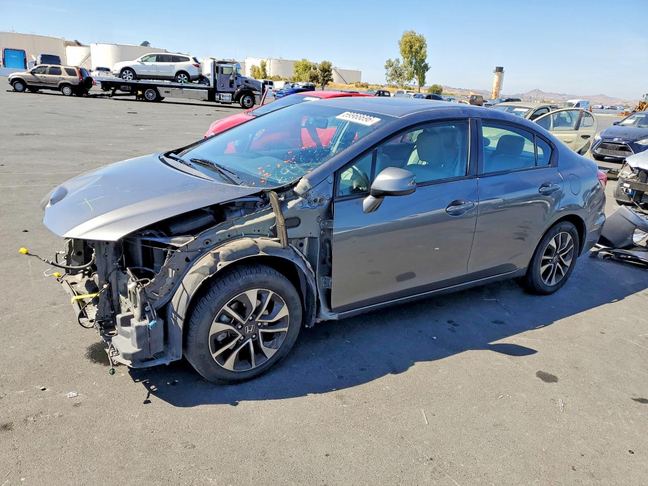 2013 HONDA CIVIC EXL | 19XFB2F97DE252427 | UPCARS