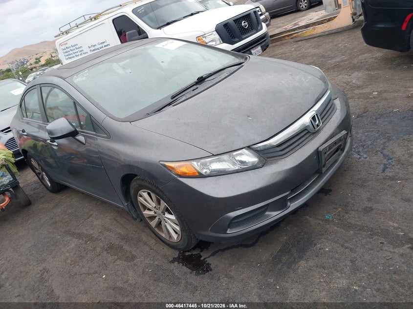 2012 HONDA CIVIC EX | 2HGFB2F8XCH573275 | UPCARS