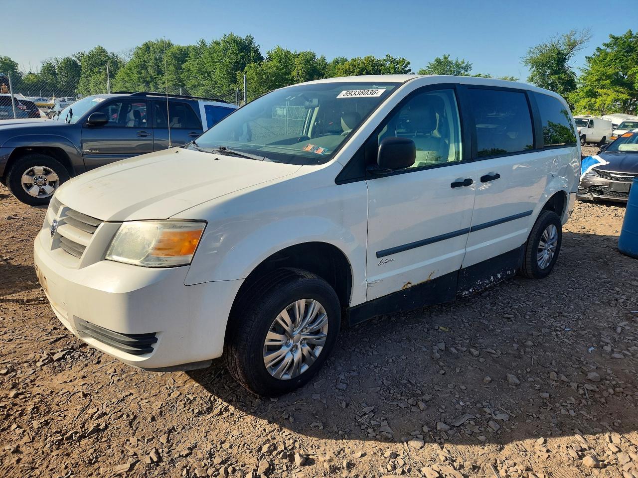 2008 DODGE CARAVAN SE | 2D8HN44H58R698233 | UPCARS