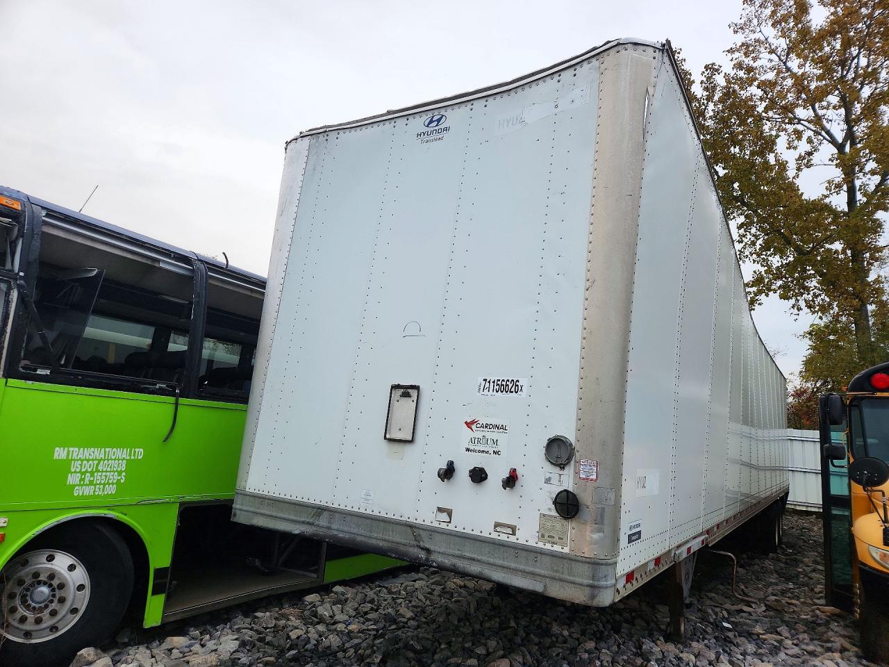 2019 HYUNDAI TRANSLEAD INC UNKNOWN HYUNDAI TRANSLEAD VC2530152-AJS DRY VAN TRAILER | 3H3V532C9KR606225 | UPCARS