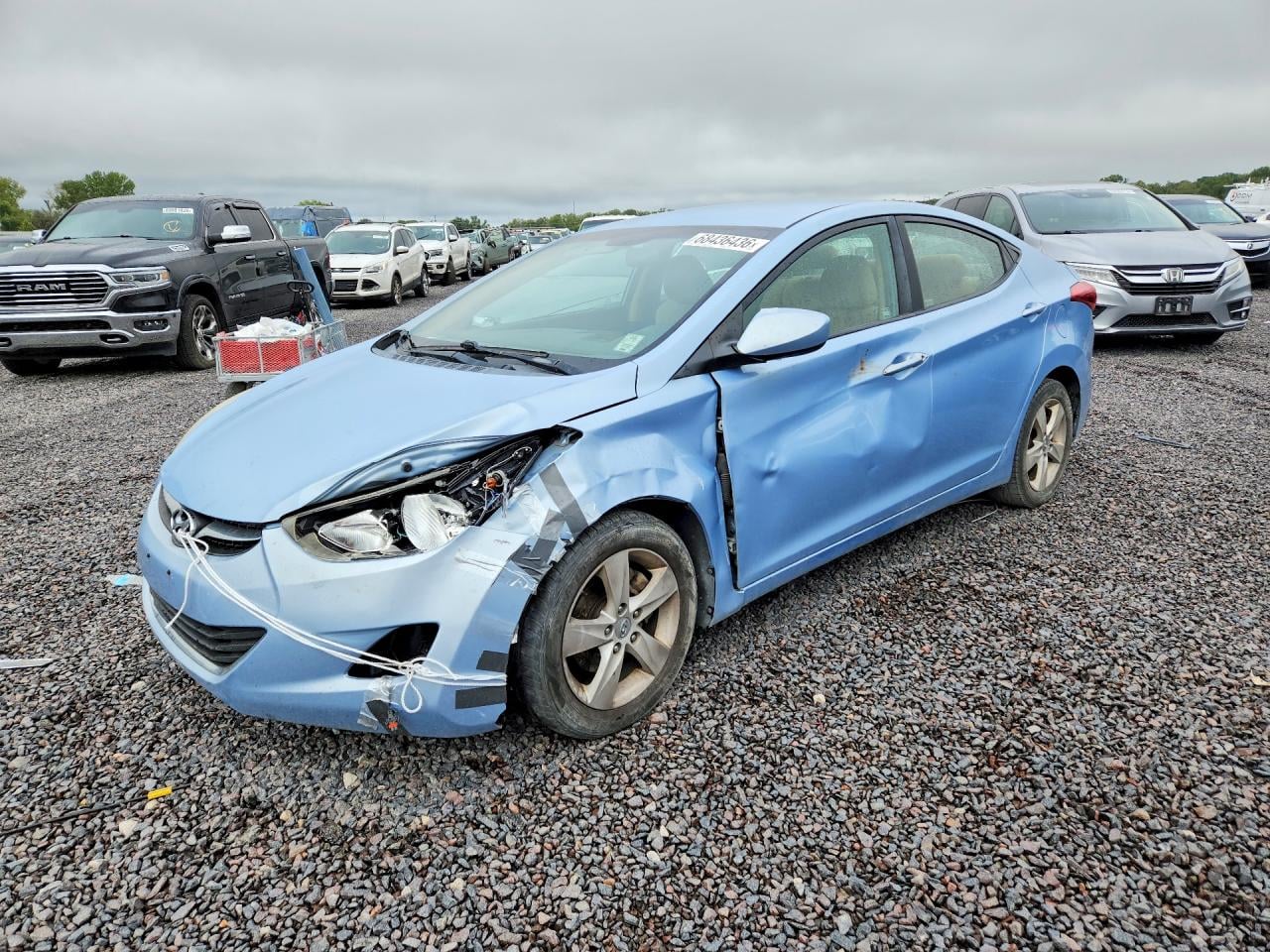2012 HYUNDAI ELANTRA GLS | KMHDH4AE7CU311039 | UPCARS