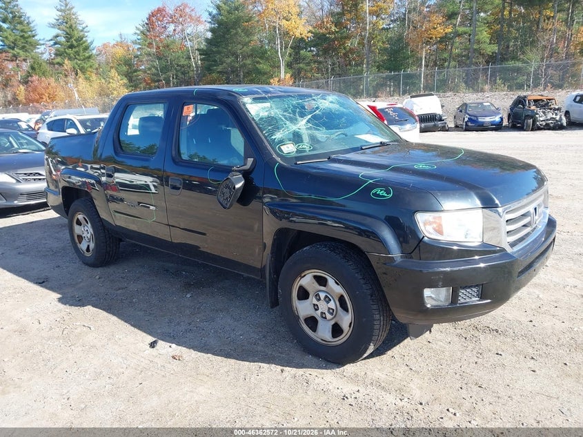 2013 HONDA RIDGELINE RT | 5FPYK1F29DB016630 | UPCARS