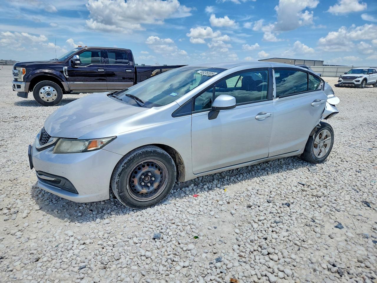 2013 HONDA CIVIC LX | 2HGFB2F57DH600231 | UPCARS