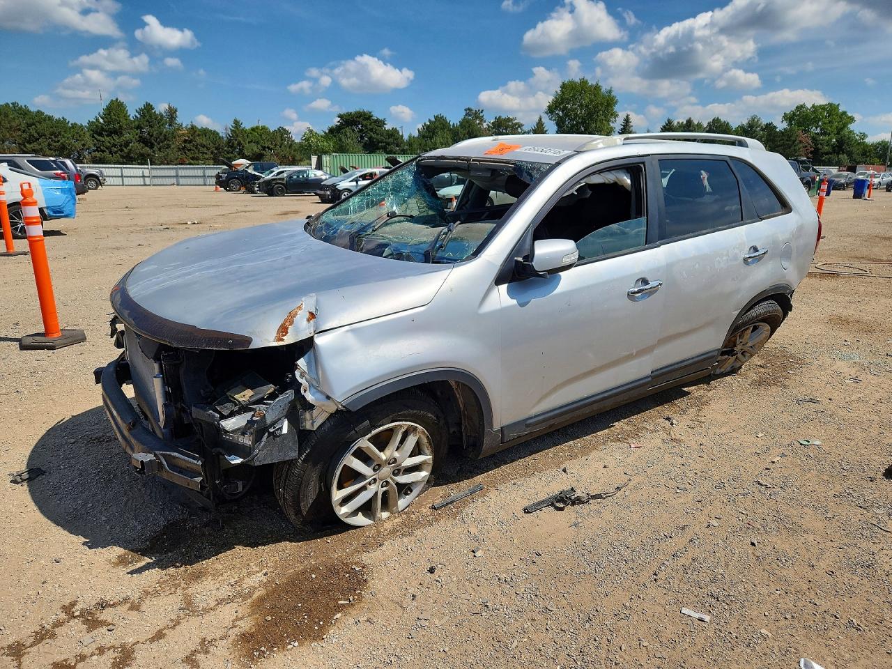 2014 KIA SORENTO LX | 5XYKT4A69EG491504 | UPCARS
