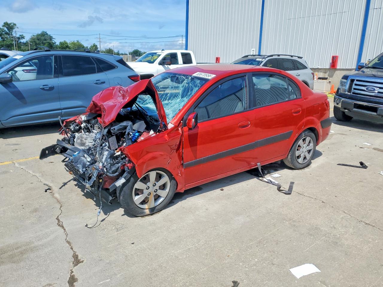 2009 KIA RIO BASE | KNADE223X96462708 | UPCARS