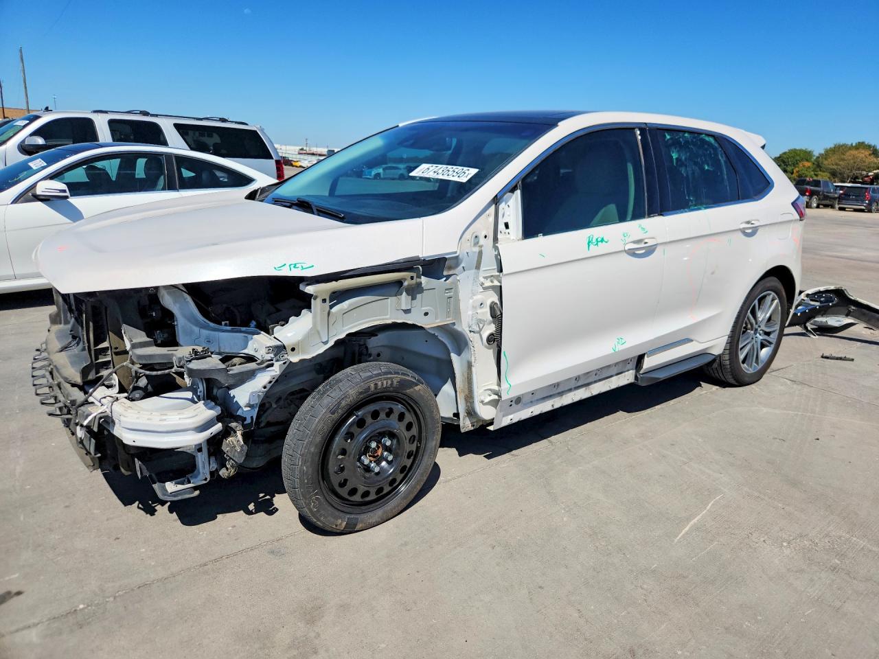 2019 FORD EDGE TITANIUM | 2FMPK3K9XKBC19566 | UPCARS
