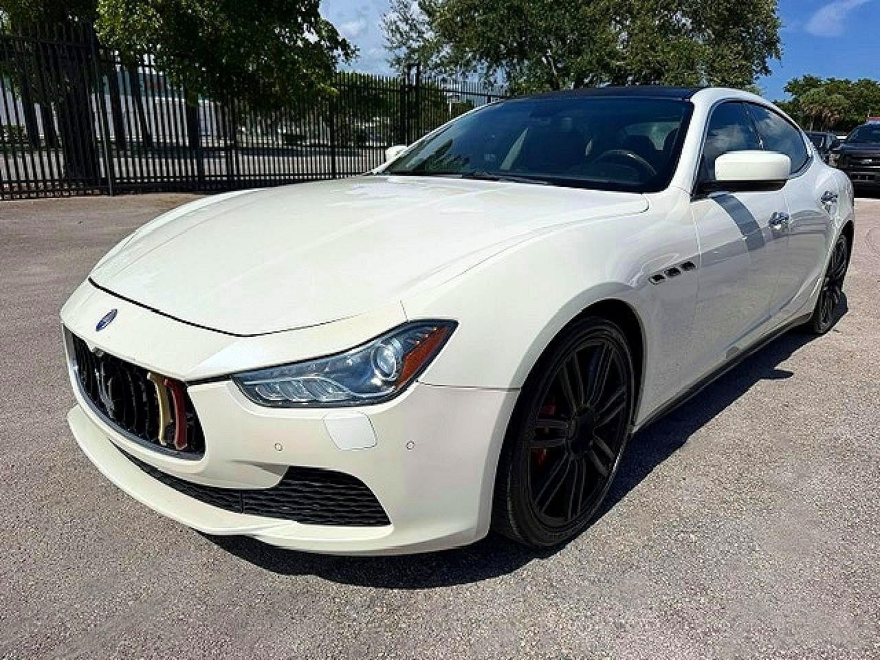 2014 MASERATI GHIBLI S | ZAM57RTA9E1086058 | UPCARS