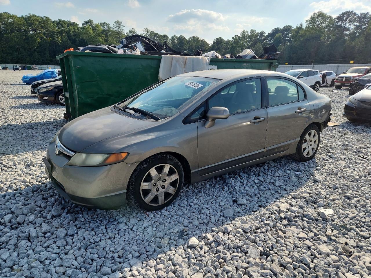 2007 HONDA CIVIC LX | 1HGFA165X7L051838 | UPCARS