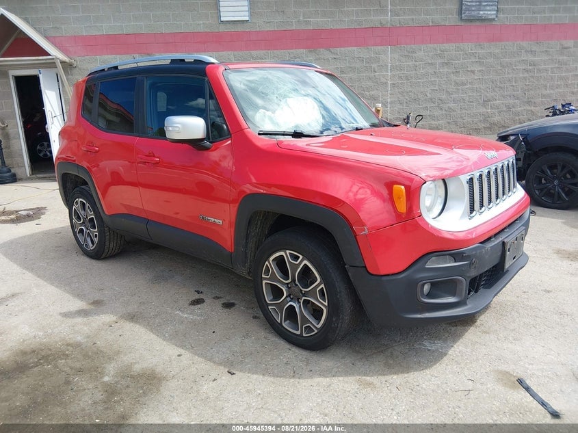 2016 JEEP RENEGADE LIMITED | ZACCJBDT6GPC87178 | UPCARS