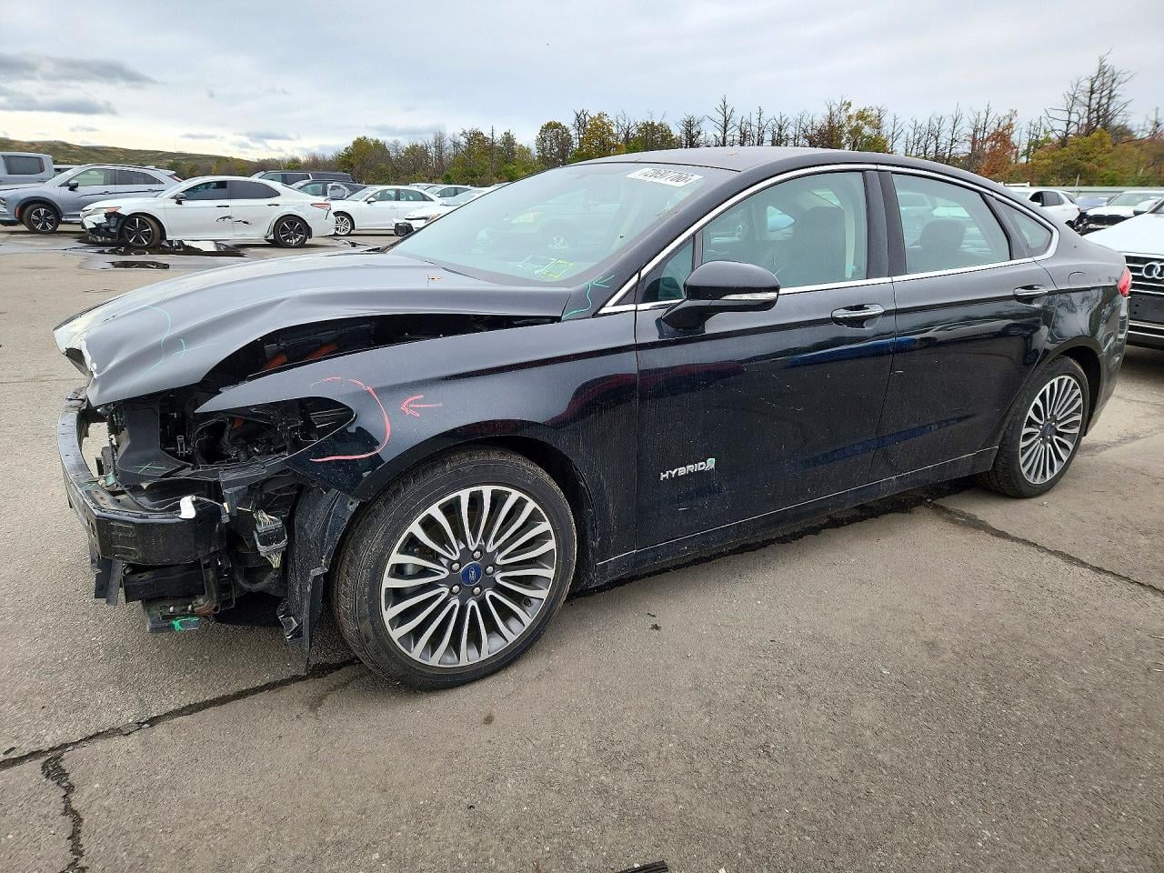 2018 FORD FUSION TITANIUM/PLATINUM HEV | 3FA6P0RU8JR177639 | UPCARS