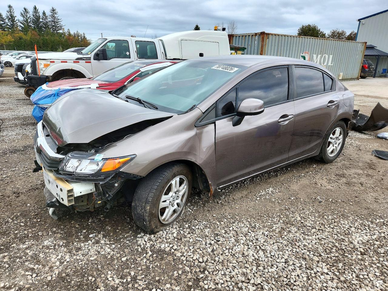 2012 HONDA CIVIC LX | 2HGFB2F49CH011848 | UPCARS