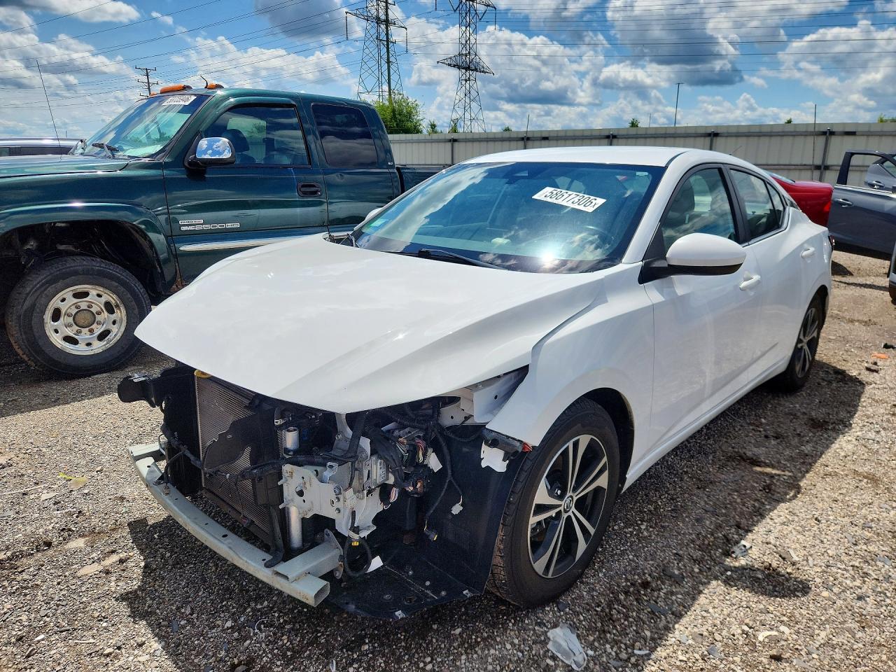 2022 NISSAN SENTRA SV | 3N1AB8CVXNY288615 | UPCARS