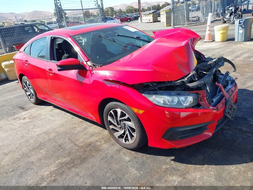 2018 HONDA CIVIC EX | 2HGFC2F78JH510306 | UPCARS