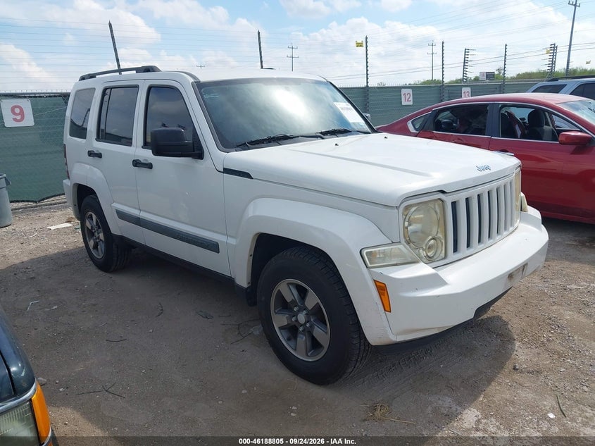 2008 JEEP LIBERTY SPORT | 1J8GP28K08W137663 | UPCARS