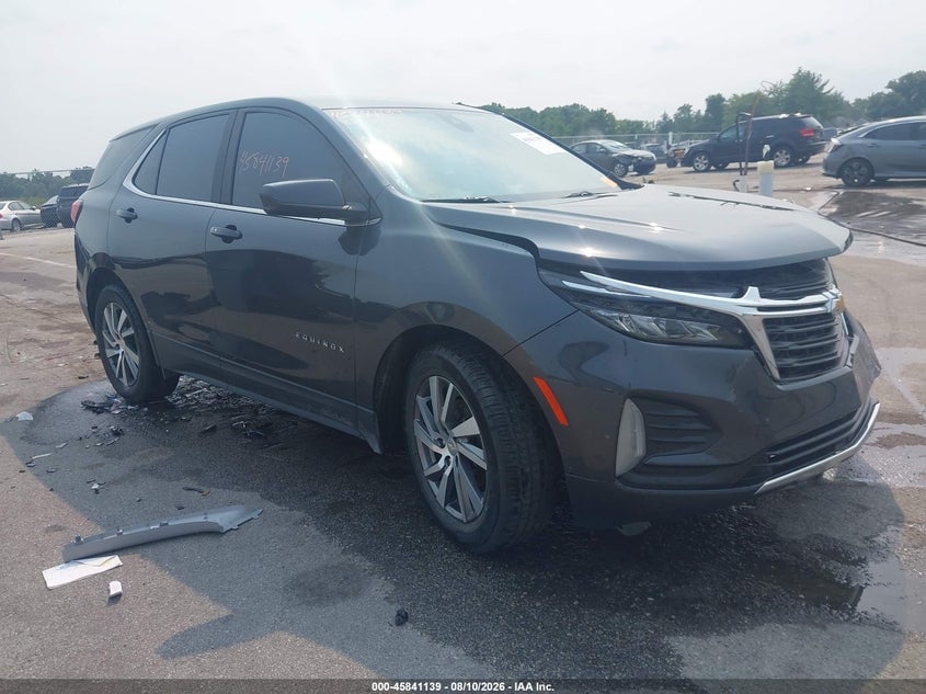 2022 CHEVROLET EQUINOX FWD LT | 3GNAXKEV0NS207995 | UPCARS