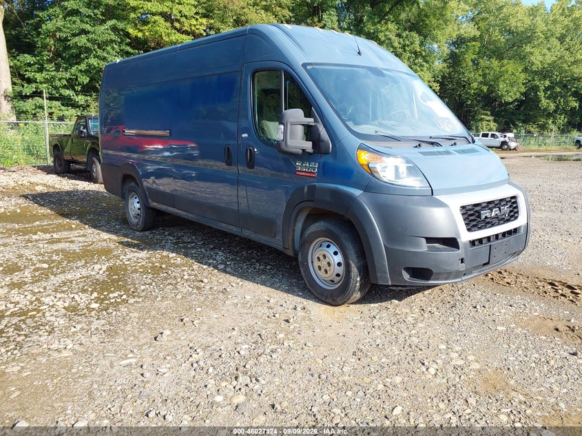 2019 RAM PROMASTER 3500 CARGO VAN HIGH ROOF 159 WB EXT | 3C6URVJG3KE551508 | UPCARS