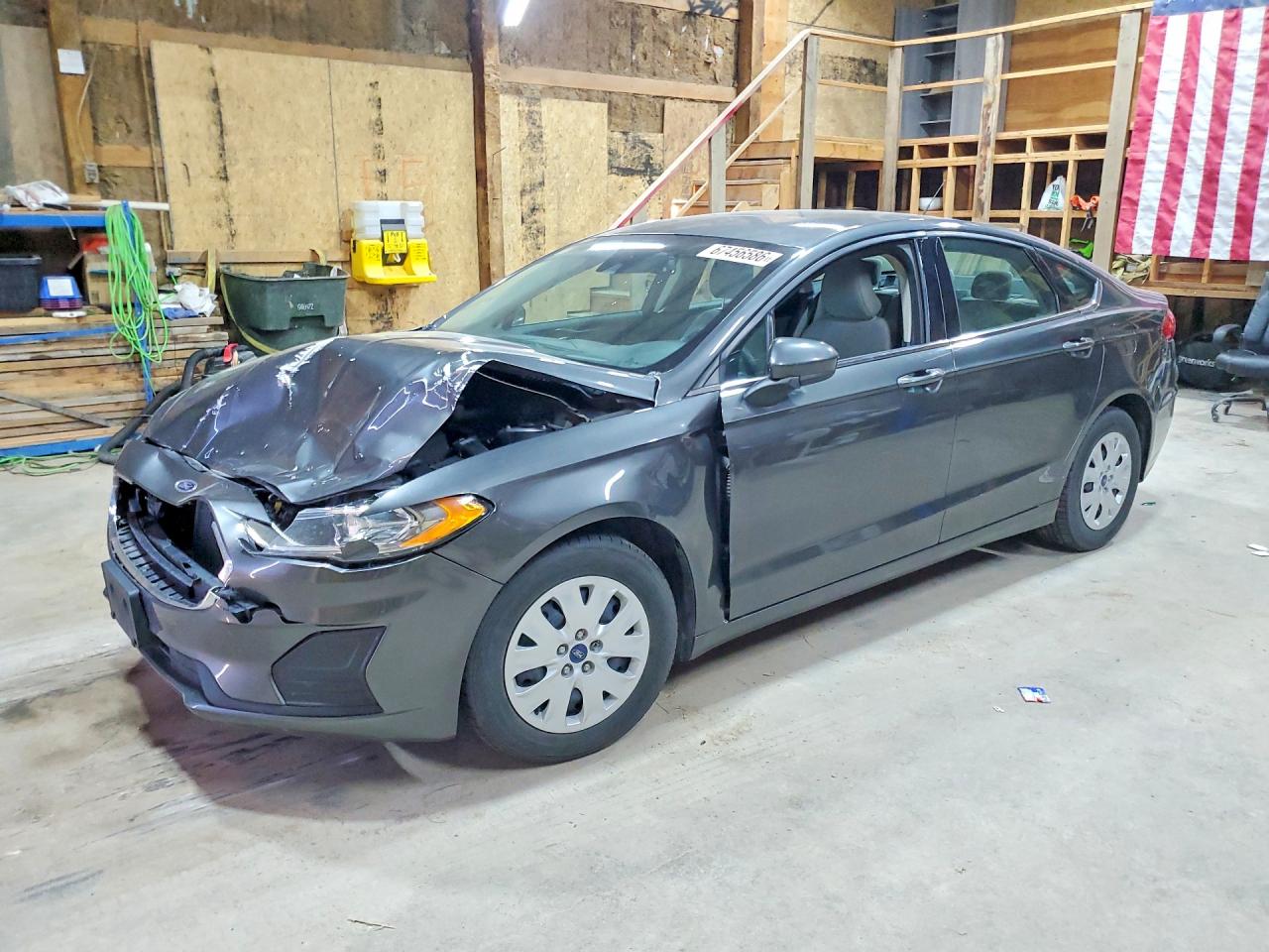 2019 FORD FUSION S | 3FA6P0G72KR122201 | UPCARS