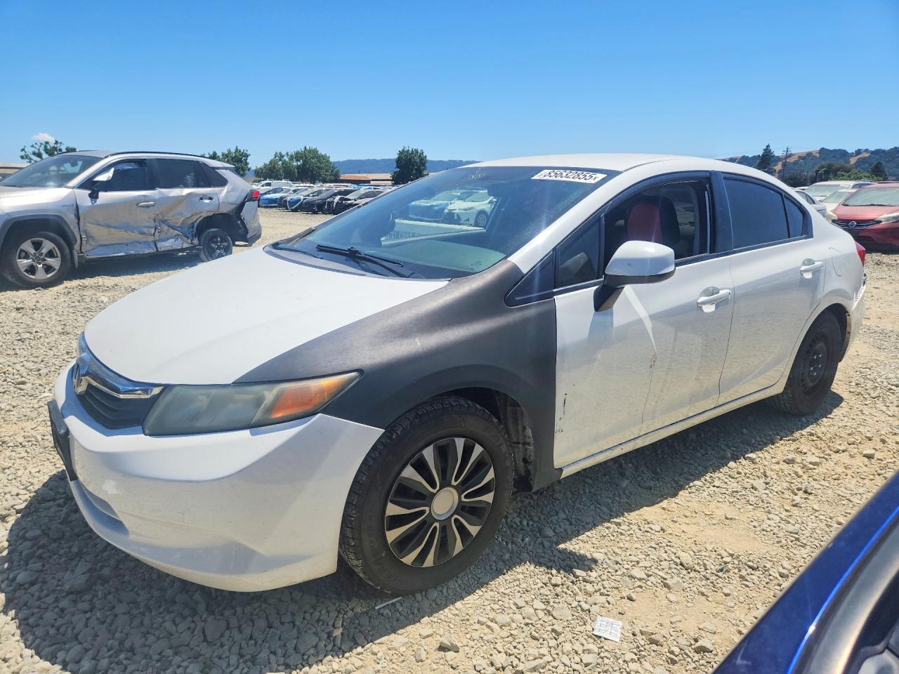 2012 HONDA CIVIC LX | 19XFB2F57CE330894 | UPCARS