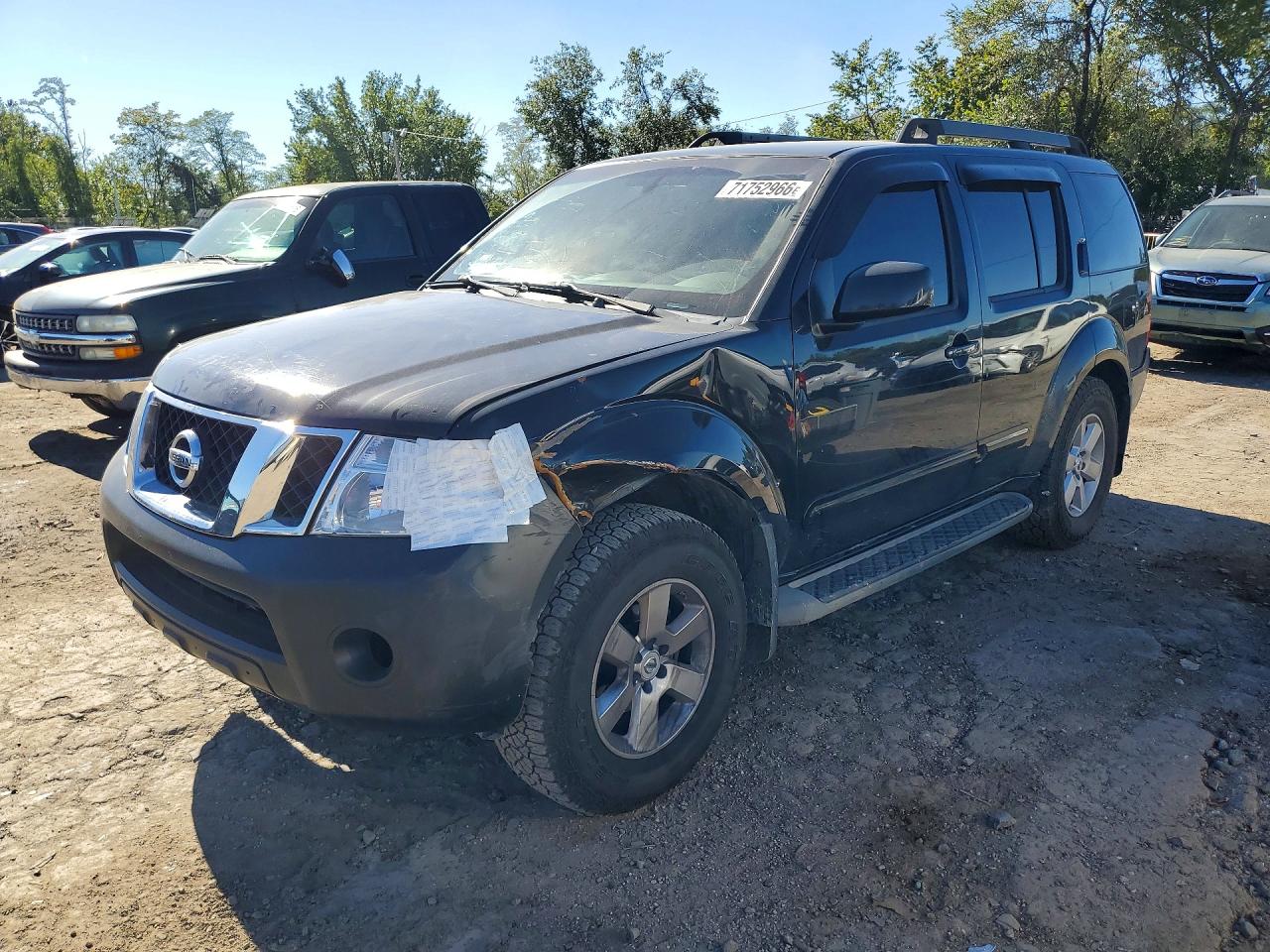 2011 NISSAN PATHFINDER S | 5N1AR1NB4BC632023 | UPCARS