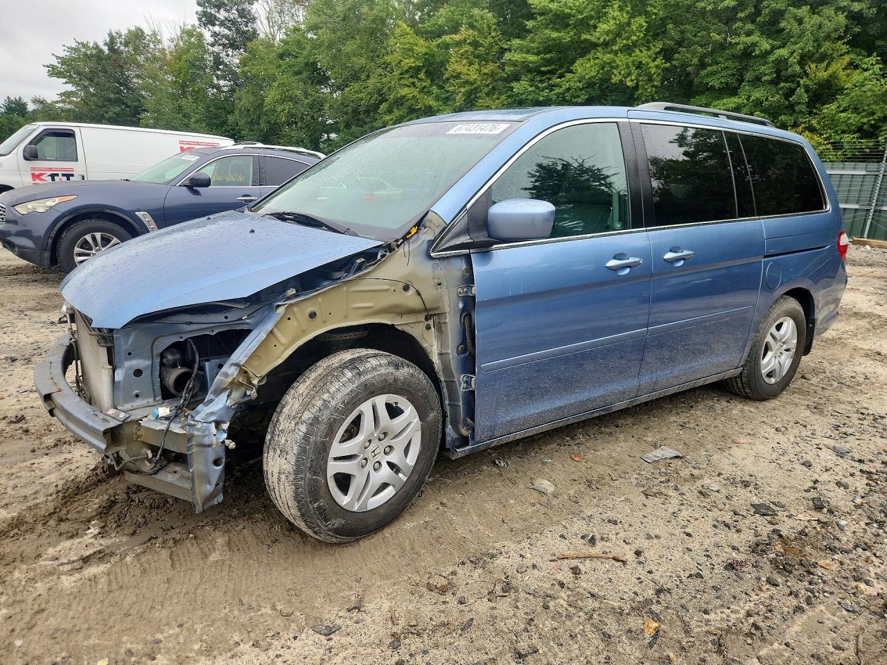 2007 HONDA ODYSSEY EXL | 5FNRL38657B001455 | UPCARS