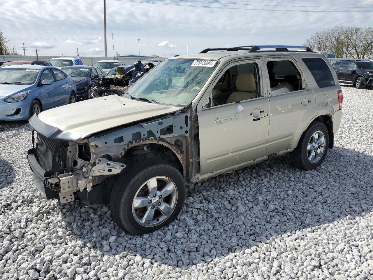 2012 FORD ESCAPE LIMITED | 1FMCU9EG7CKC07145 | UPCARS