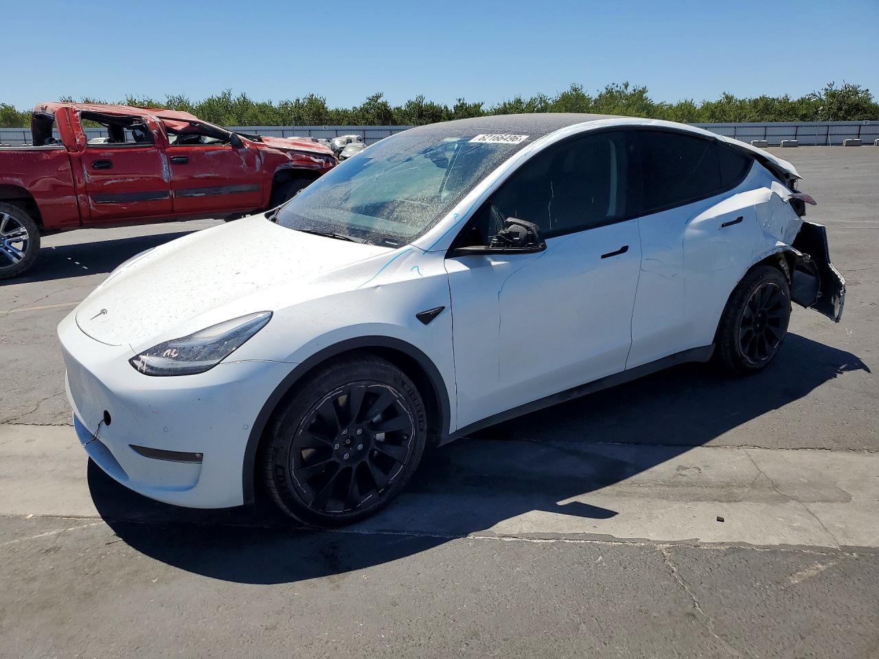 2021 TESLA MODEL Y | 5YJYGDEE4MF199376 | UPCARS
