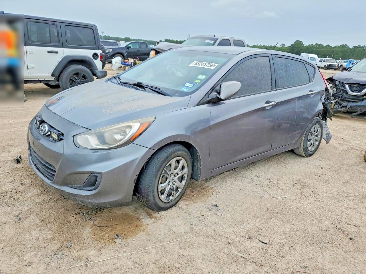 2013 HYUNDAI ACCENT GS | KMHCT5AE6DU129687 | UPCARS