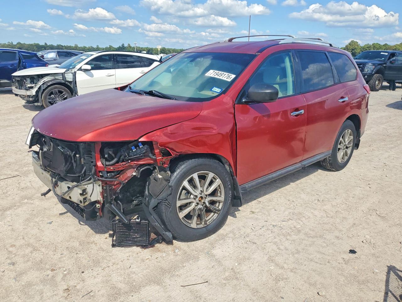 2013 NISSAN PATHFINDER S | 5N1AR2MN0DC616406 | UPCARS