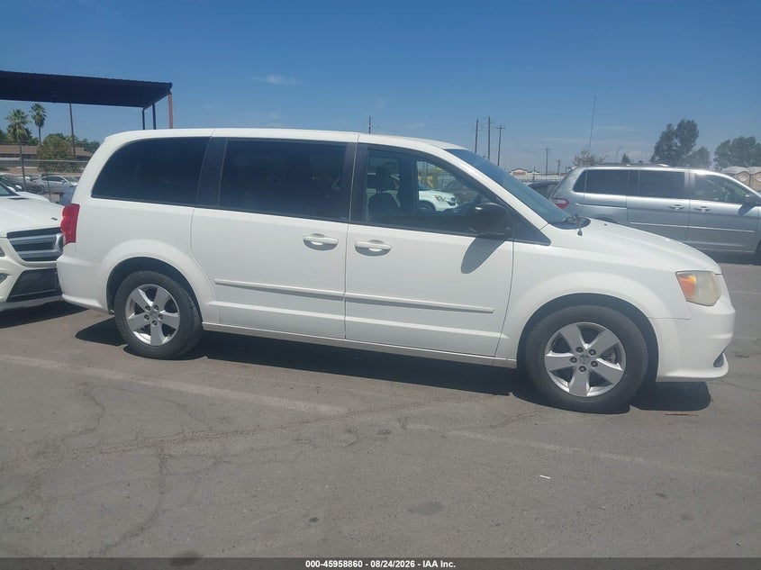 2013 DODGE GRAND CARAVAN SE | 2C4RDGBG4DR549355 | UPCARS