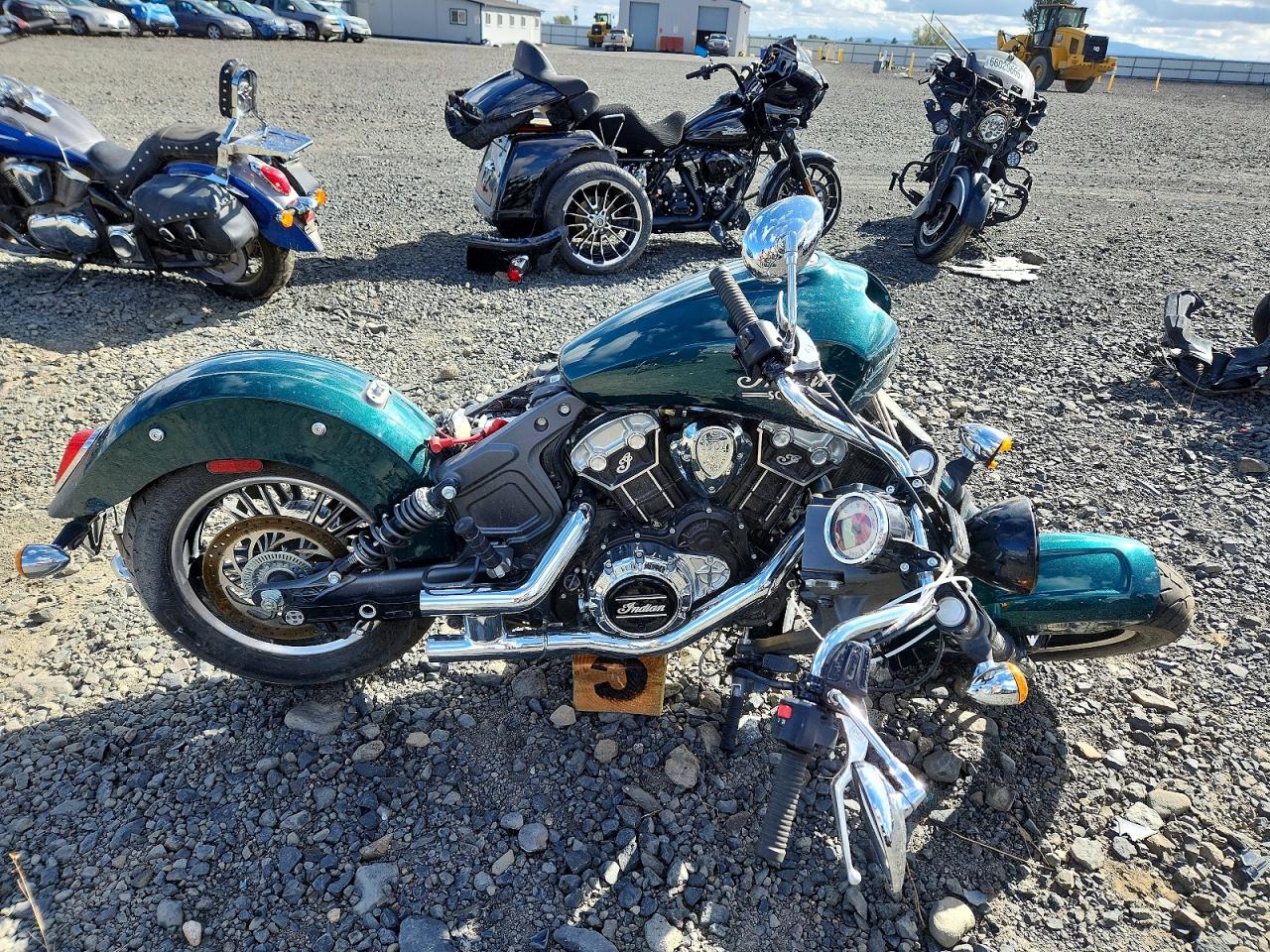 2019 INDIAN MOTORCYCLE CO. MOTORCYCLE ABS | 56KMSA004K3150819 | UPCARS
