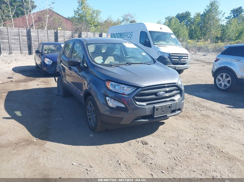 2022 FORD ECOSPORT S | MAJ6S3FL4NC457669 | UPCARS
