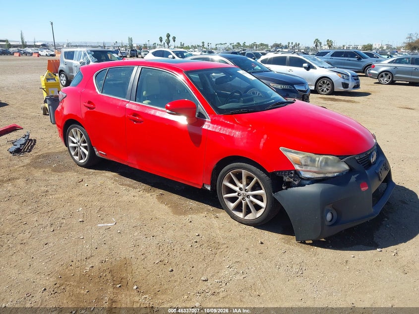 2013 LEXUS CT 200H | JTHKD5BH4D2136413 | UPCARS