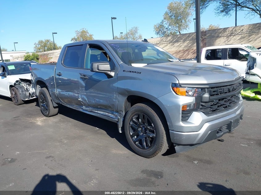 2024 CHEVROLET SILVERADO 1500 2WD  SHORT BED CUSTOM | 1GCPABEK2RZ244114 | UPCARS