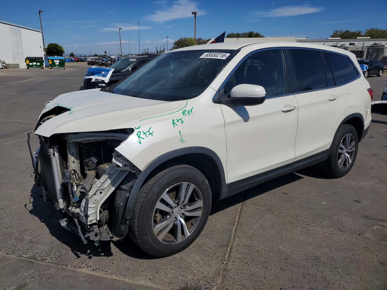 2018 HONDA PILOT EX | 5FNYF5H36JB018292 | UPCARS