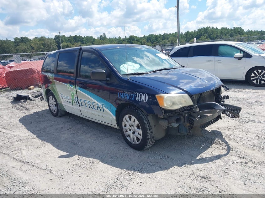2014 DODGE GRAND CARAVAN SE | 2C4RDGBGXER194371 | UPCARS