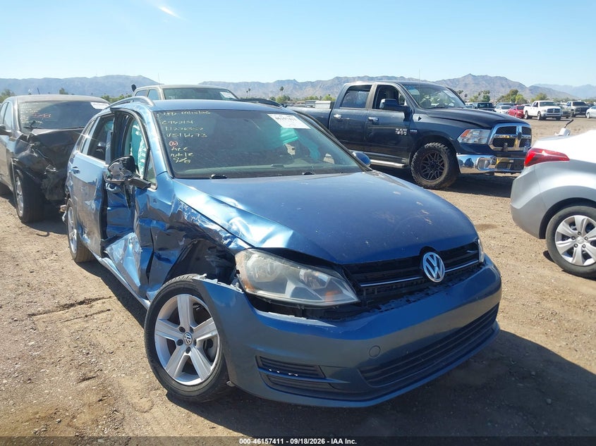 2015 VOLKSWAGEN GOLF SPORTWAGEN TDI S 4-DOOR | 3VWCA7AU0FM516673 | UPCARS