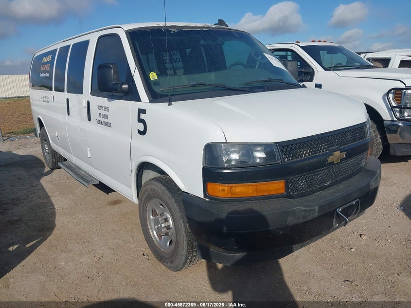 2021 CHEVROLET EXPRESS PASSENGE RWD 3500 EXTENDED WHEELBASE LS | 1GAZGNFP9M1237101 | UPCARS