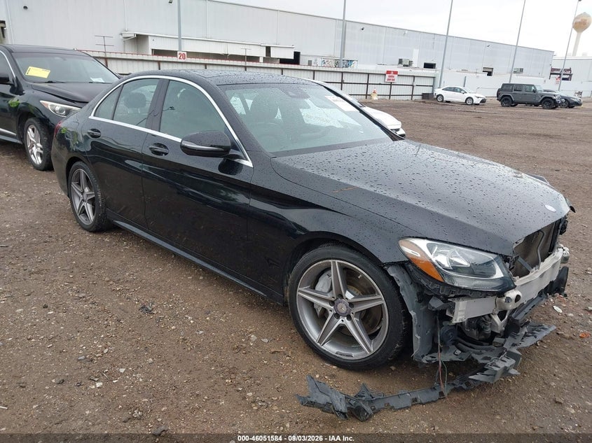 2017 MERCEDES-BENZ C 300 SPORT | 55SWF4JB7HU186583 | UPCARS
