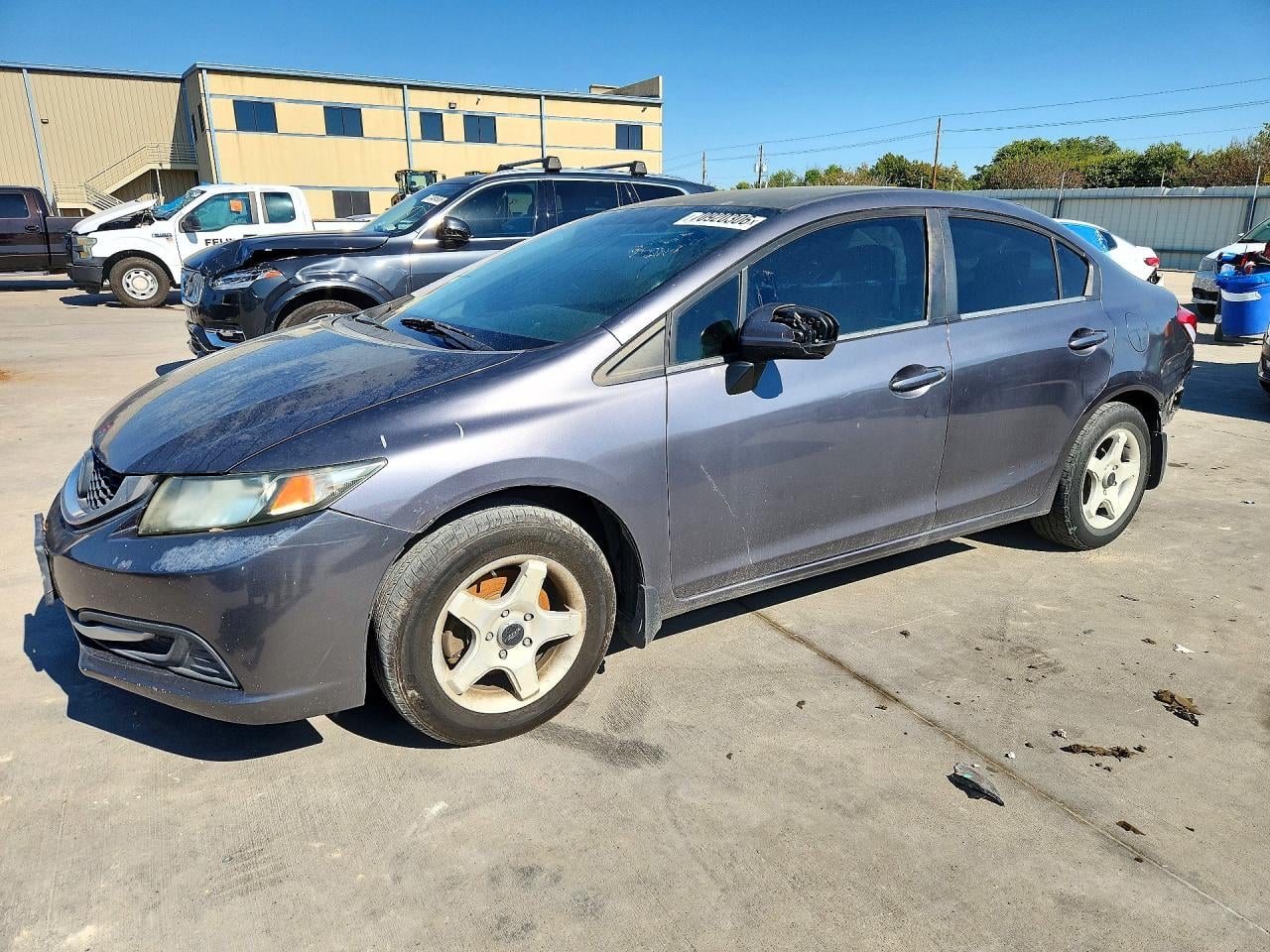 2014 HONDA CIVIC LX | 2HGFB2F50EH501249 | UPCARS