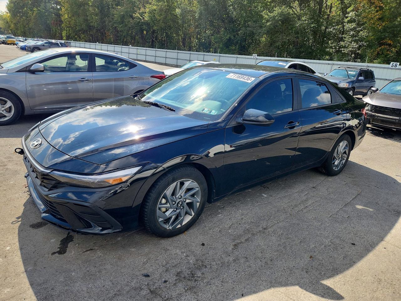 2024 HYUNDAI ELANTRA BLUE | KMHLM4DJ8RU110730 | UPCARS