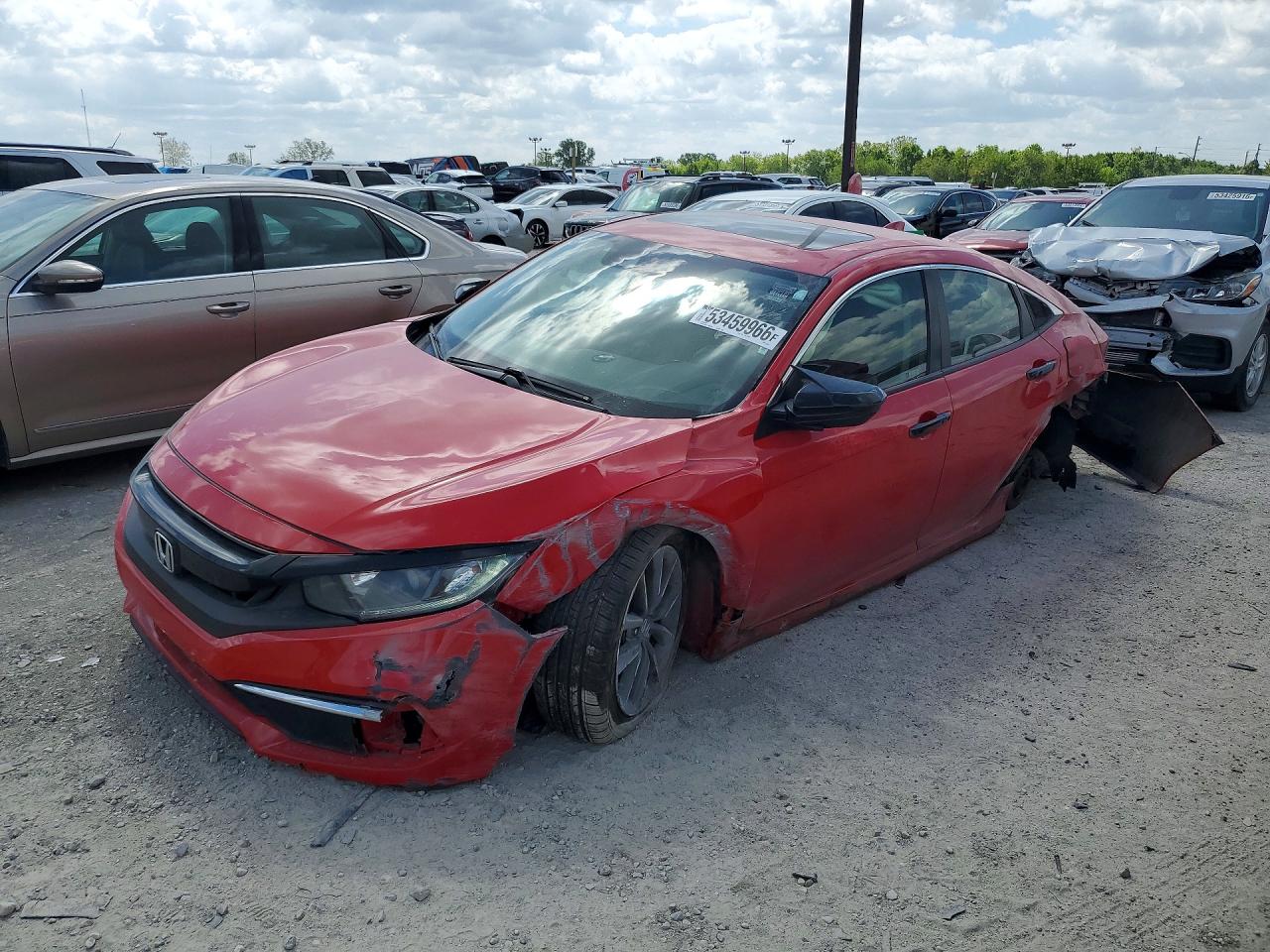2019 HONDA CIVIC EX | JHMFC1F32KX010157 | UPCARS