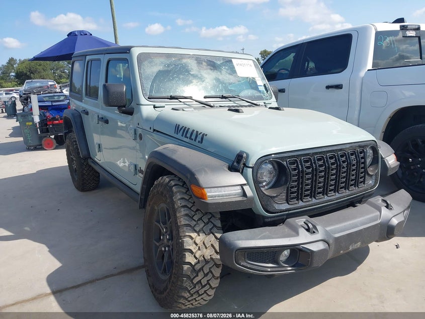 2024 JEEP WRANGLER 4-DOOR WILLYS 4X4 | 1C4PJXDNXRW107528 | UPCARS